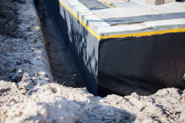 Residential Emergency Waterproofing installation at a Plainview, NY home by SJ Waterproofing Pros