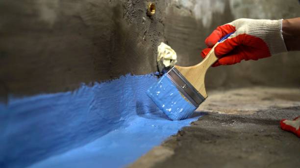 Commercial Emergency Waterproofing project at a Plainview, NY business property by SJ Waterproofing Pros